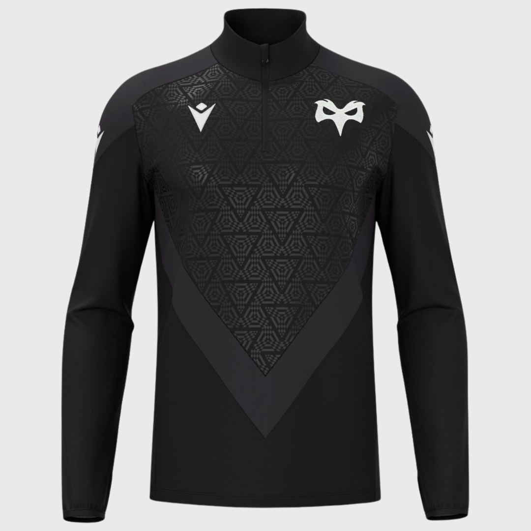 Macron Ospreys Rugby 1/4 Zip Top 2026/27