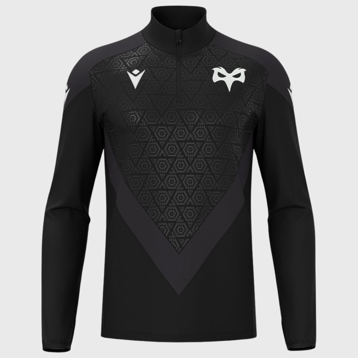 Macron Ospreys Rugby 1/4 Zip Top 2026/27