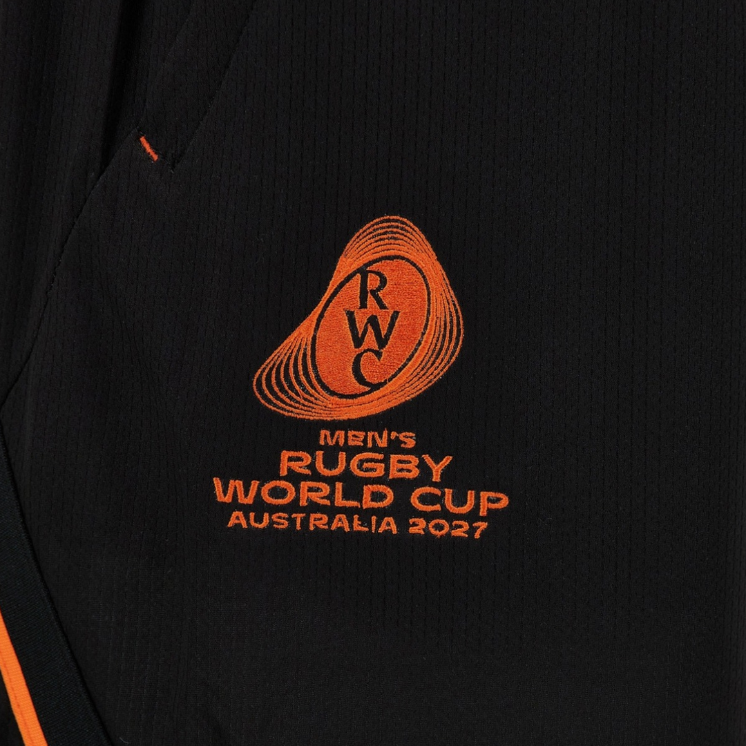 Macron Rugby World Cup 2027 Kid's Indigenous Basketball Shorts Black/Orange