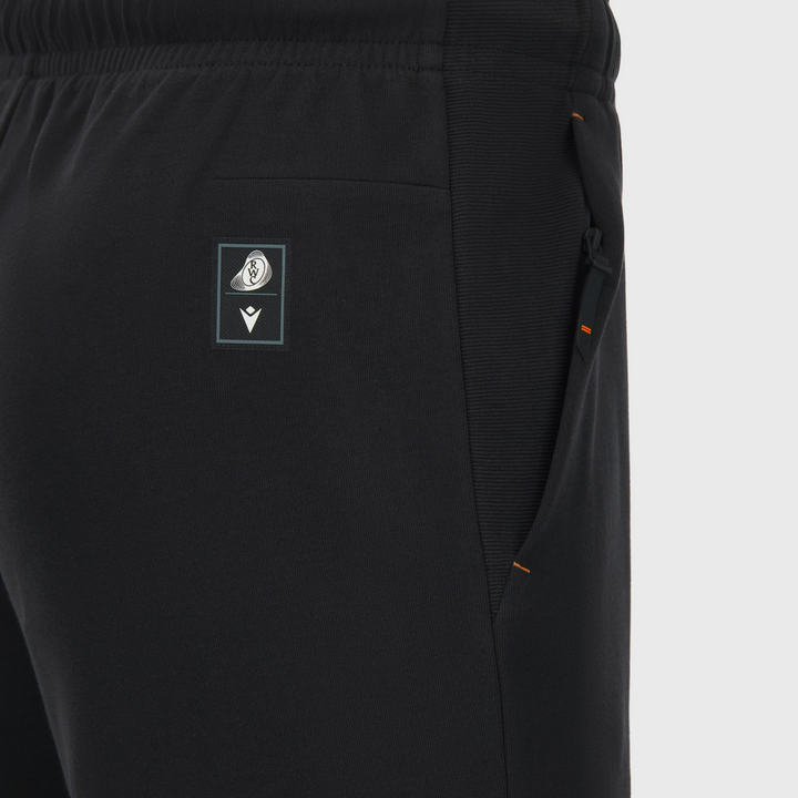 Macron Rugby World Cup 2027 Cotton Bermuda Shorts Black/Orange