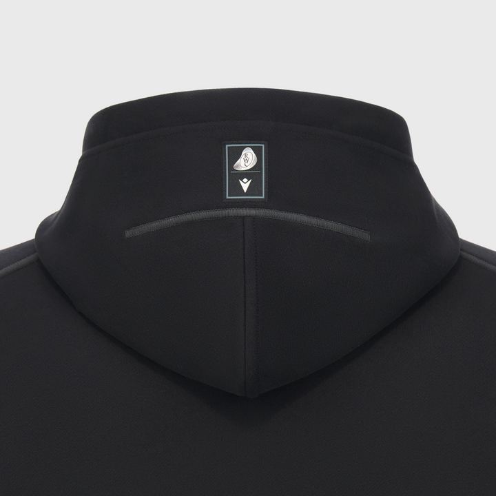 Macron Rugby World Cup 2027 Brushed Cotton Fleece Hoody Black/Orange