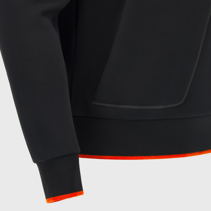 Macron Rugby World Cup 2027 Brushed Cotton Fleece Hoody Black/Orange