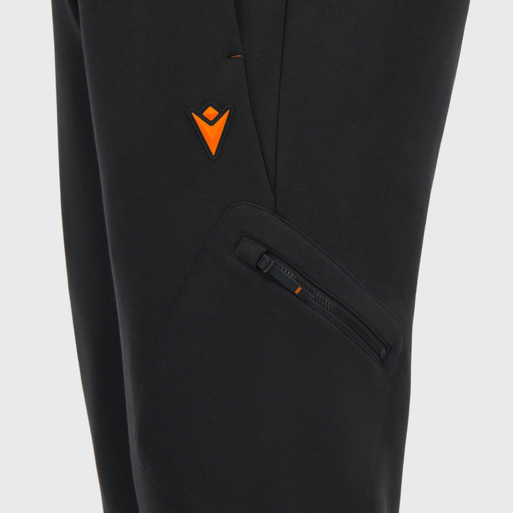 Macron Rugby World Cup 2027 Cotton Pants Black/Orange