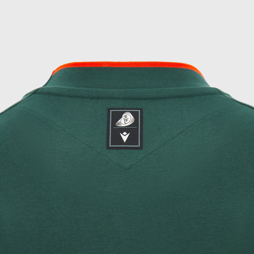 Macron Rugby World Cup 2027 Cotton Tee Dark Green