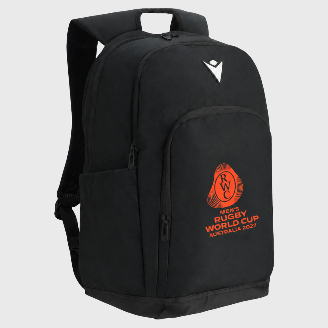 Macron Rugby World Cup 2027 Discovery Backpack Black/Orange