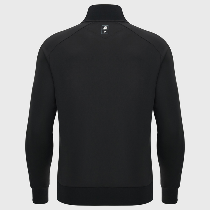 Macron Rugby World Cup 2027 Athleisure Tech Full Zip Black/Turquoise