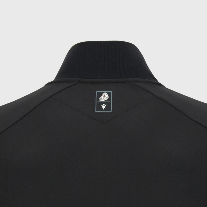 Macron Rugby World Cup 2027 Athleisure Tech Full Zip Black/Turquoise