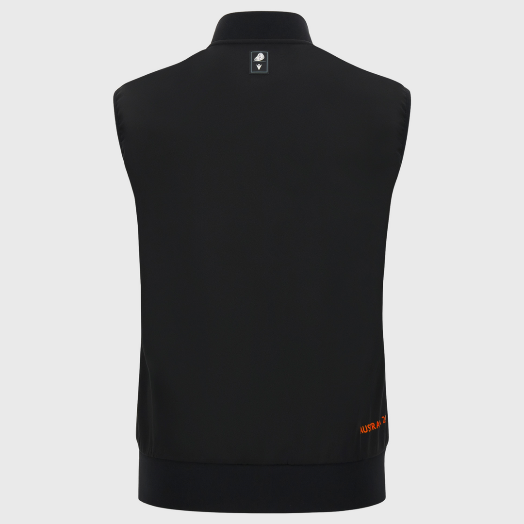 Macron Rugby World Cup 2027 Softshell Gilet Black/Orange