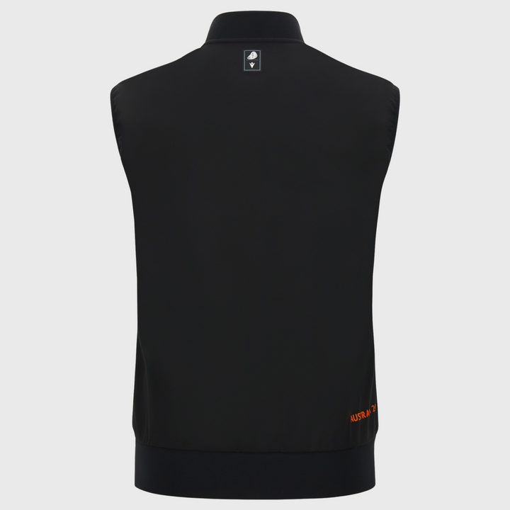 Macron Rugby World Cup 2027 Softshell Gilet Black/Orange