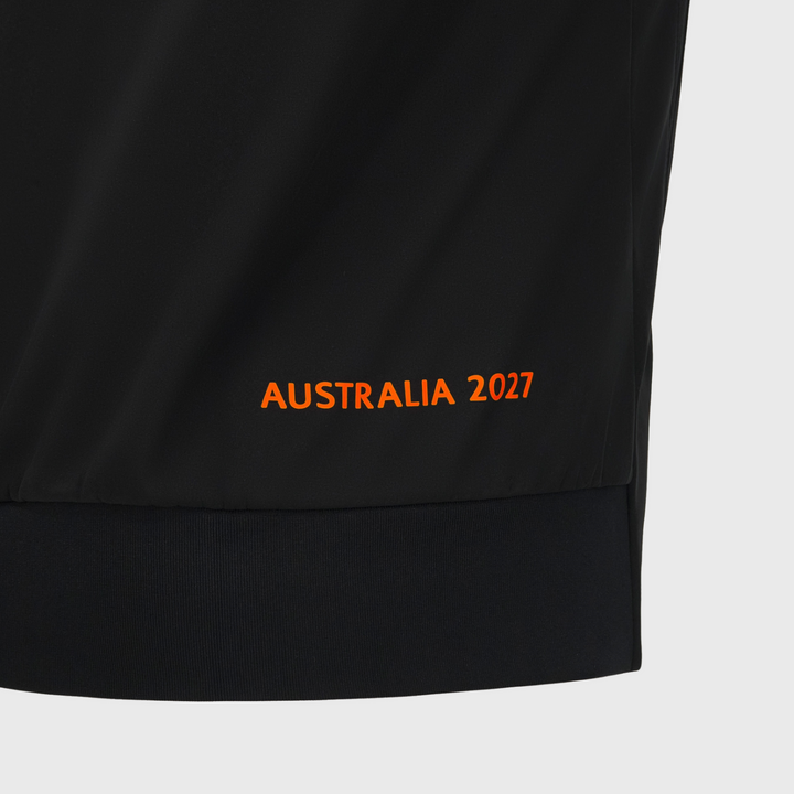 Macron Rugby World Cup 2027 Softshell Gilet Black/Orange