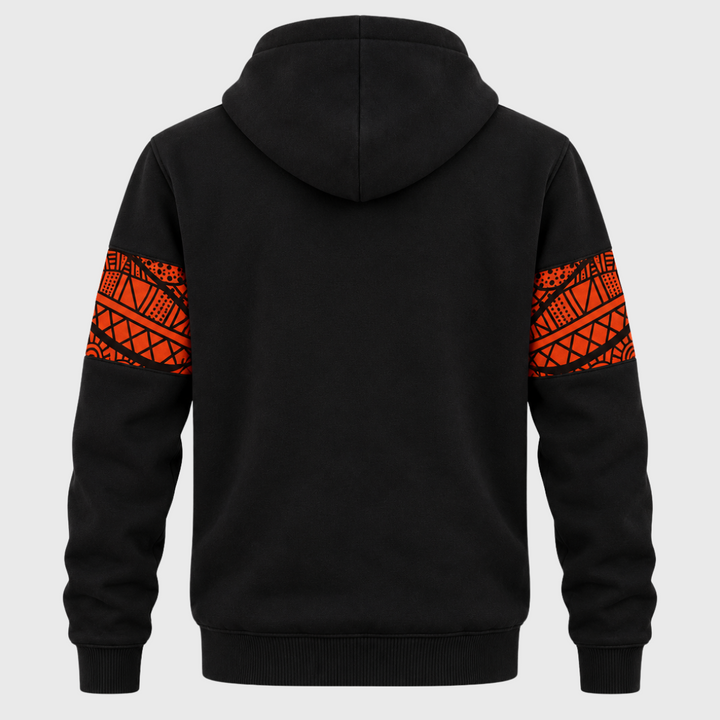 Macron Rugby World Cup 2027 Indigenous Cotton Hoody Black/Orange
