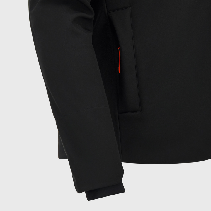 Macron Rugby World Cup 2027 Athleisure Waterproof Jacket Black/Orange
