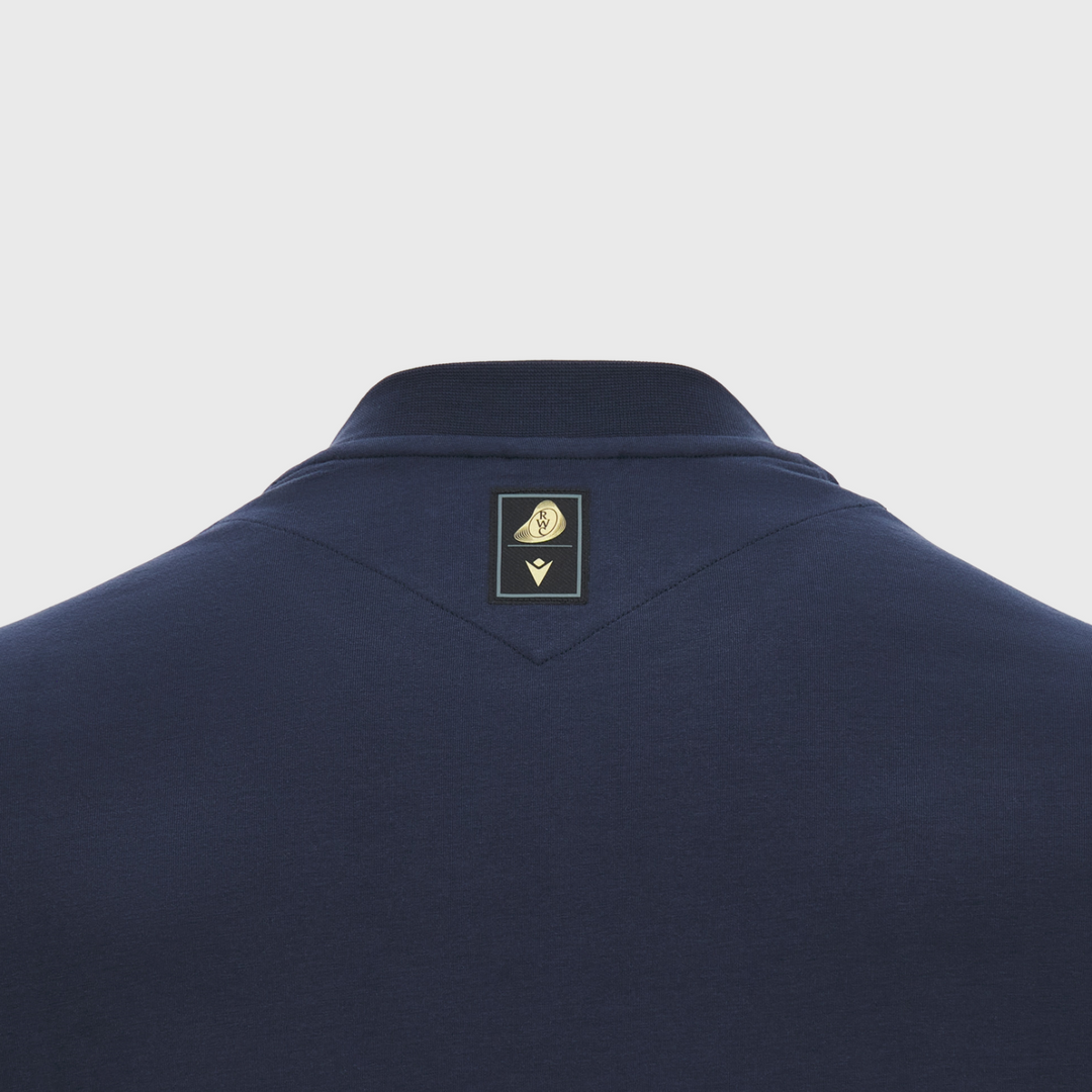 Macron Rugby World Cup 2027 Kid's Webb Ellis Cotton Tee Navy/Gold