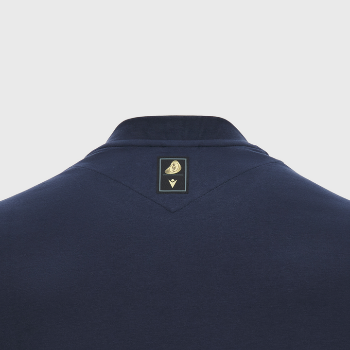 Macron Rugby World Cup 2027 Kid's Webb Ellis Cotton Tee Navy/Gold