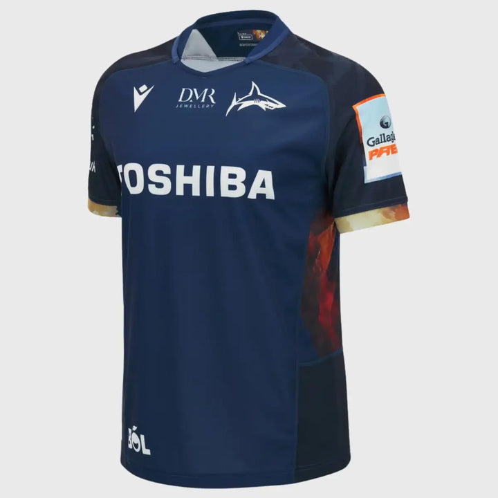 Macron Sale Sharks Home Replica Rugby Shirt 2026/27