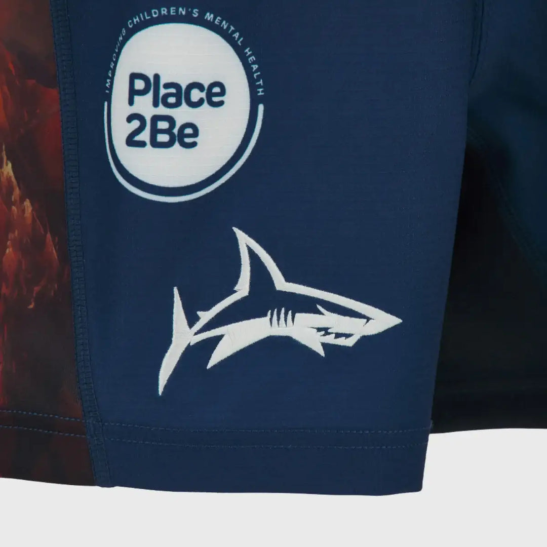 Macron Sale Sharks Home Rugby Shorts 2026/27