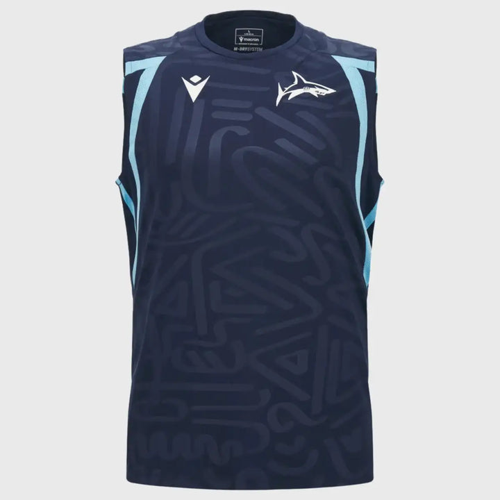 Macron Sale Sharks Sleeveless Tee 2026/27