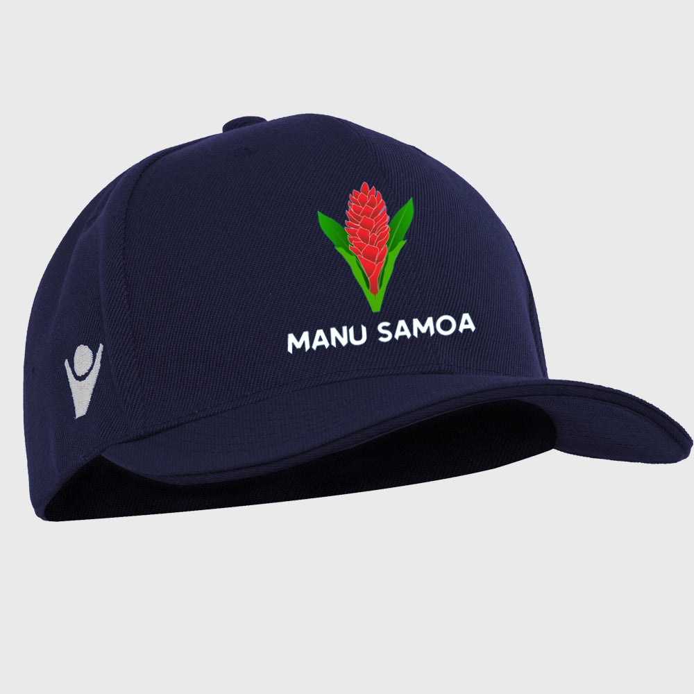 Macron Samoa Baseball Cap Navy 2023/24 - Rugbystuff.com