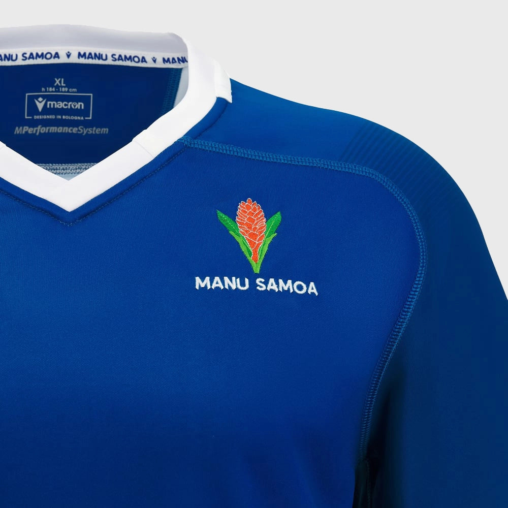 Macron Samoa Men's Home Replica Rugby Shirt 2023/24 - Rugbystuff.com