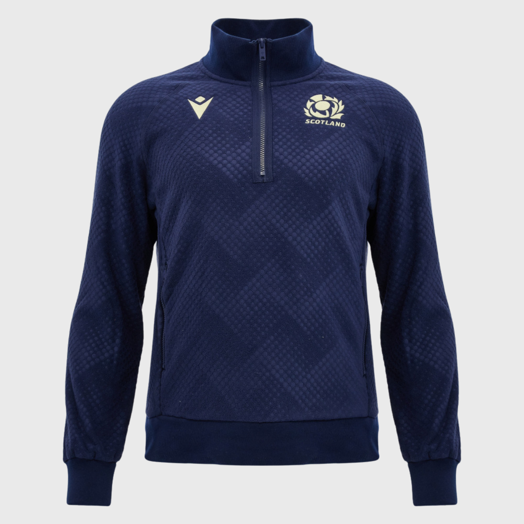 Macron Scotland Rugby 3D Fleece Navy/Sand 2026/27