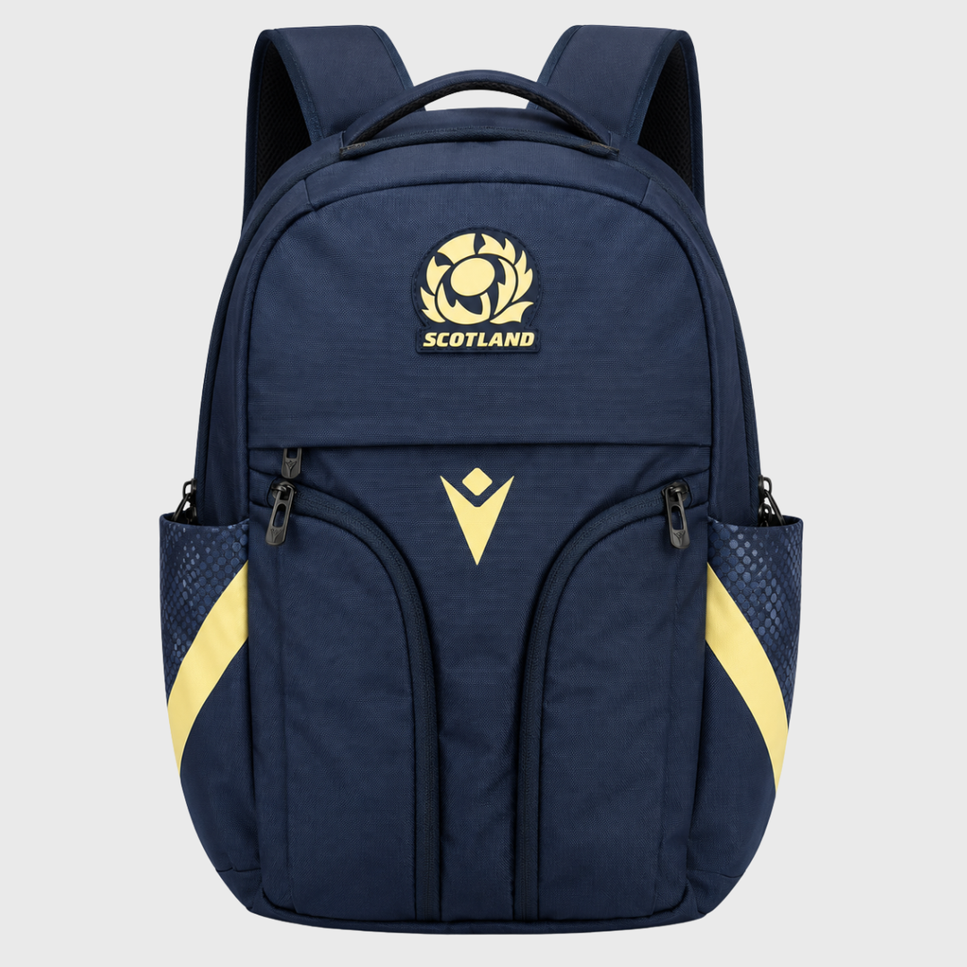 Macron Scotland Rugby Argo Backpack Navy/Sand 2026/27