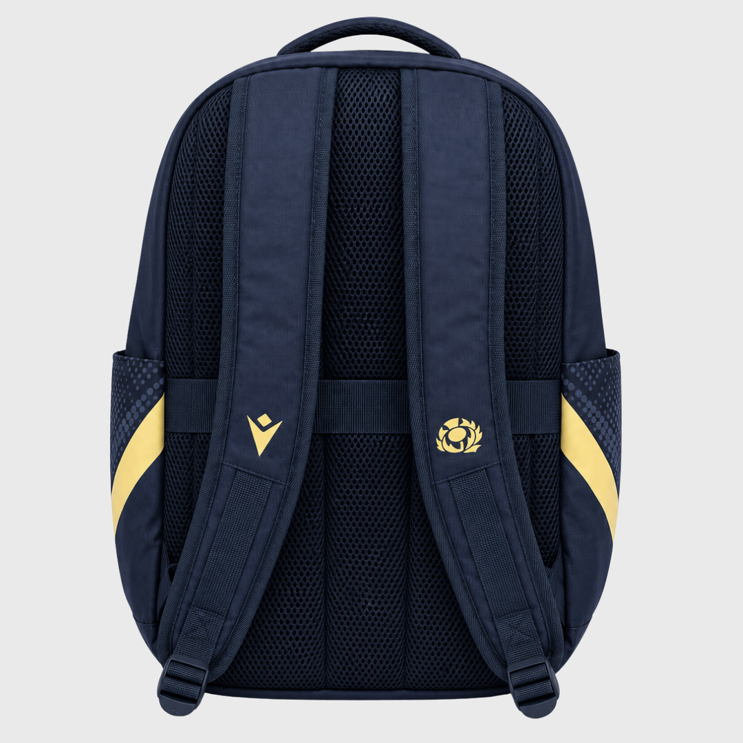 Macron Scotland Rugby Argo Backpack Navy/Sand 2026/27