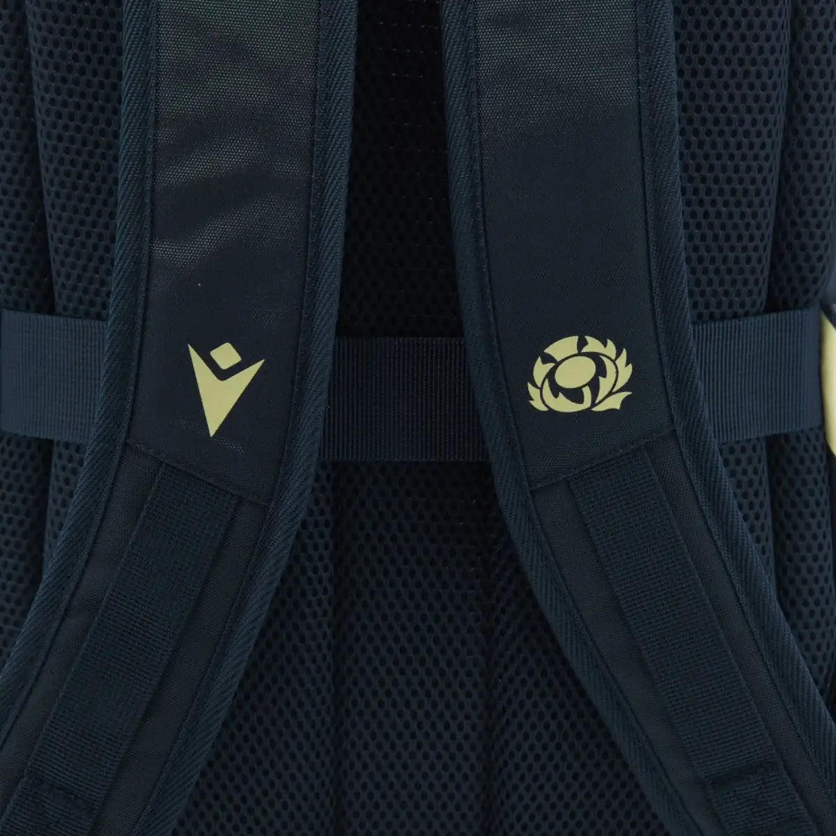 Macron Scotland Rugby Argo Backpack Navy/Sand 2026/27 – Rugbystuff.com