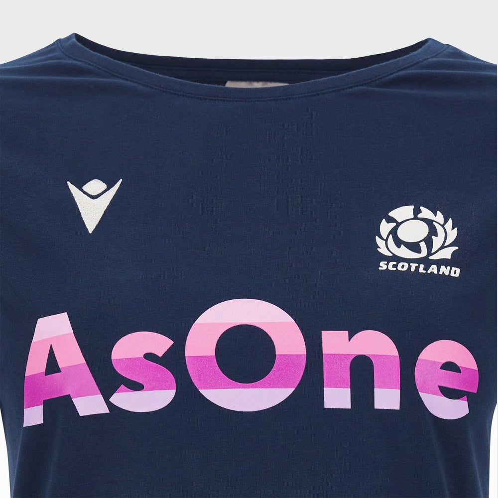 Macron Scotland Rugby As One Women's Cotton Tee - Rugbystuff.com