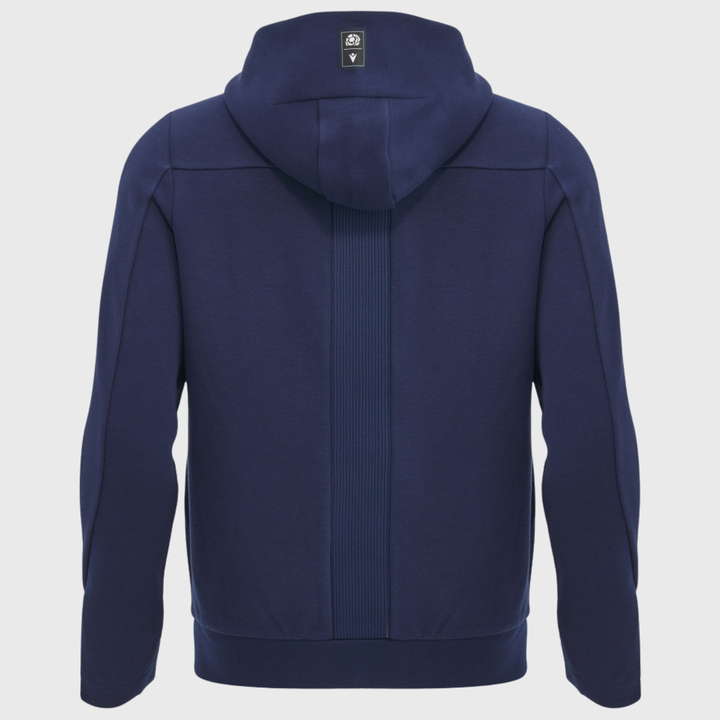 Macron Scotland Rugby Athleisure Full Zip Travel Hoody Navy/Sand 2026/27