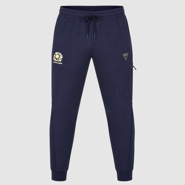 Macron Scotland Rugby Athleisure Pants Navy/Sand 2026/27