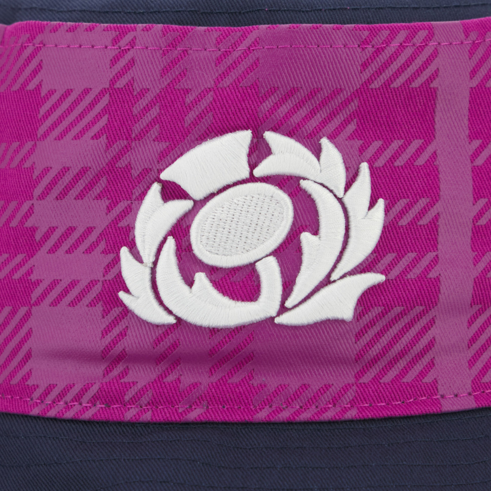 Macron Scotland Rugby Bucket Hat Navy/Purple 2025/26 - Rugbystuff.com