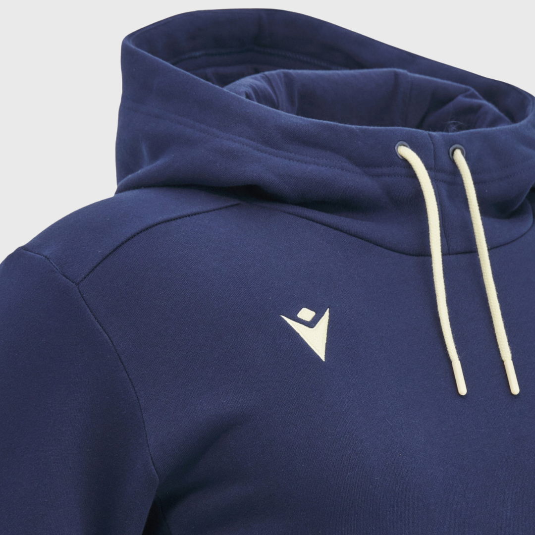 Macron Scotland Rugby Travel Cotton Hoody Navy/Sand 2026/27