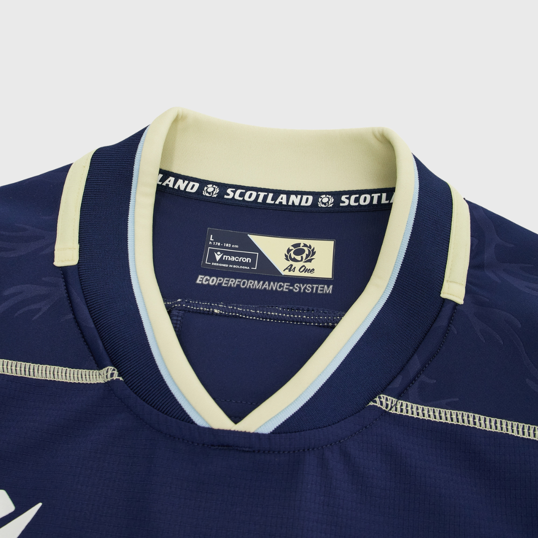 Macron Scotland Men's Home Body Fit Rugby Shirt 2026/27