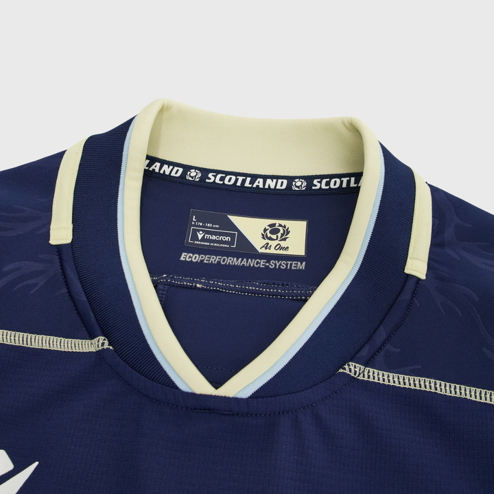 Macron Scotland Men's Home Body Fit Rugby Shirt 2026/27