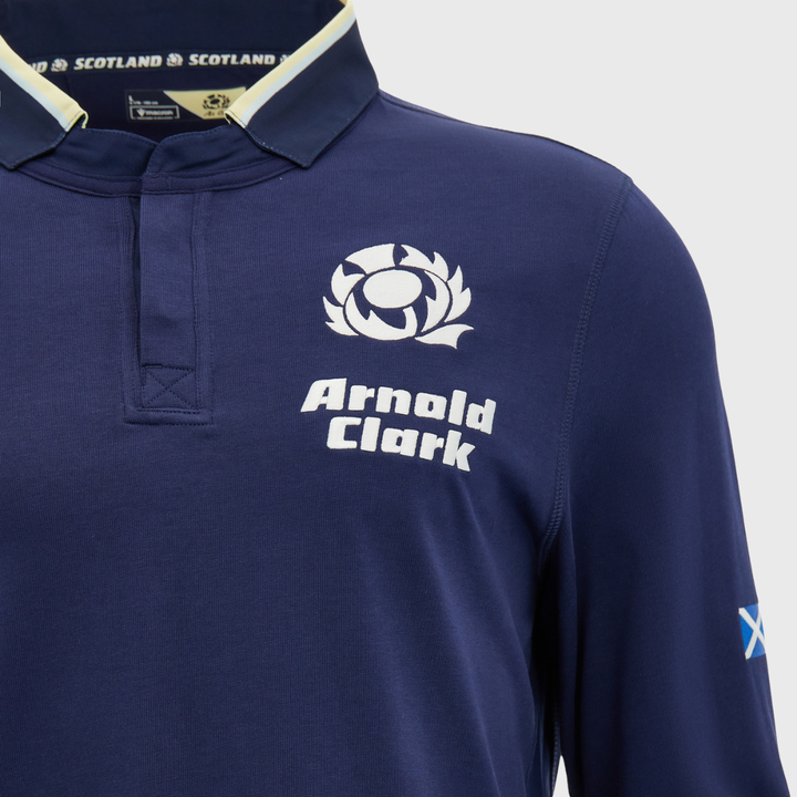 Macron Scotland Men's Home Long Sleeve Rugby Shirt 2026/27