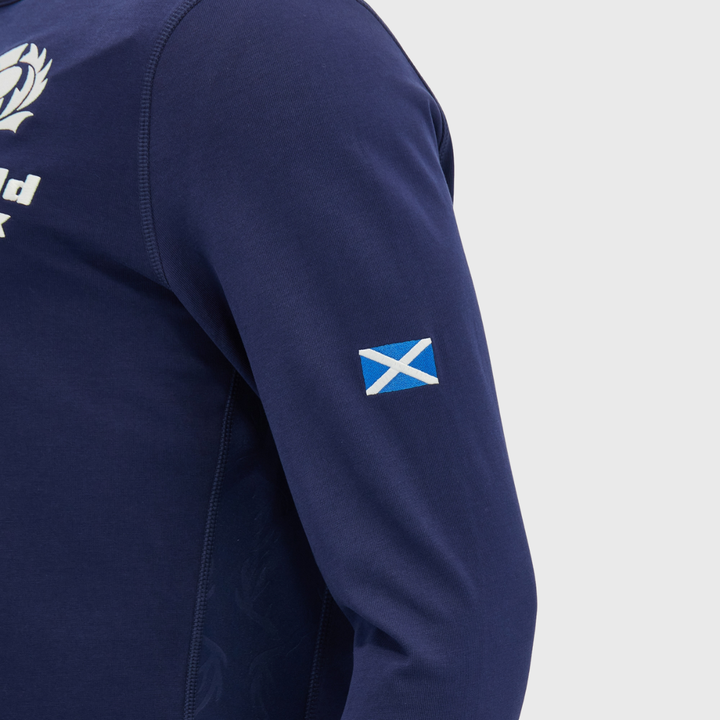 Macron Scotland Men's Home Long Sleeve Rugby Shirt 2026/27