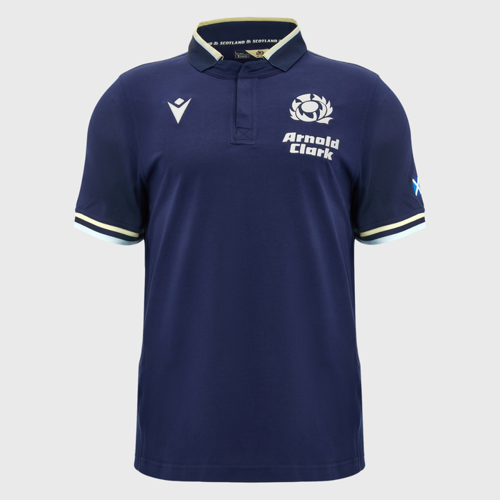 Macron Scotland Men's Home Short Sleeve Rugby Shirt 2026/27