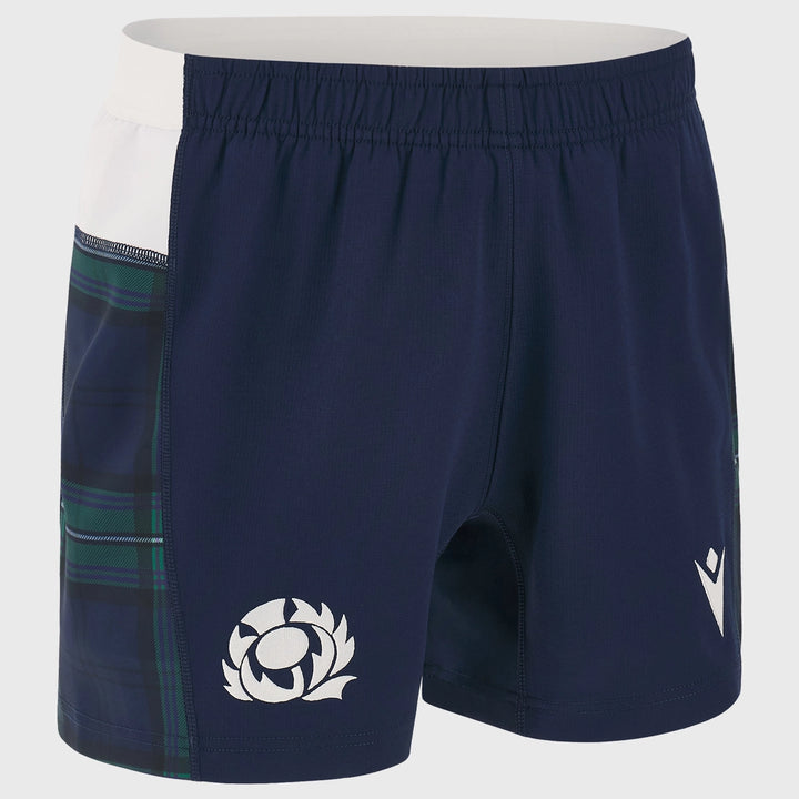 Macron Scotland Men's Home Rugby Shorts 2023/24 - Rugbystuff.com