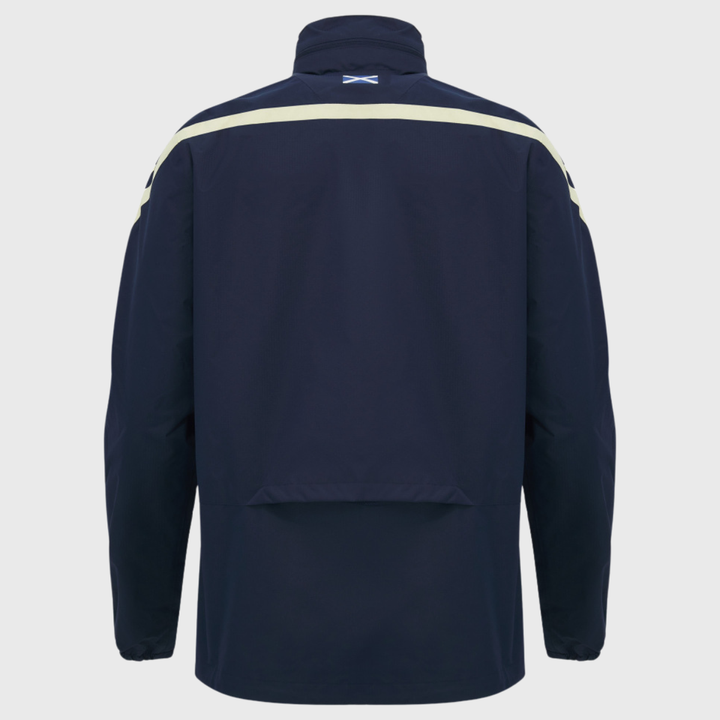 Macron Scotland Rugby Waterproof Jacket Navy/Sand 2026/27