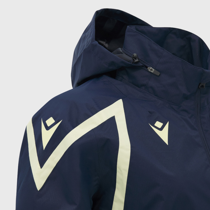 Macron Scotland Rugby Waterproof Jacket Navy/Sand 2026/27