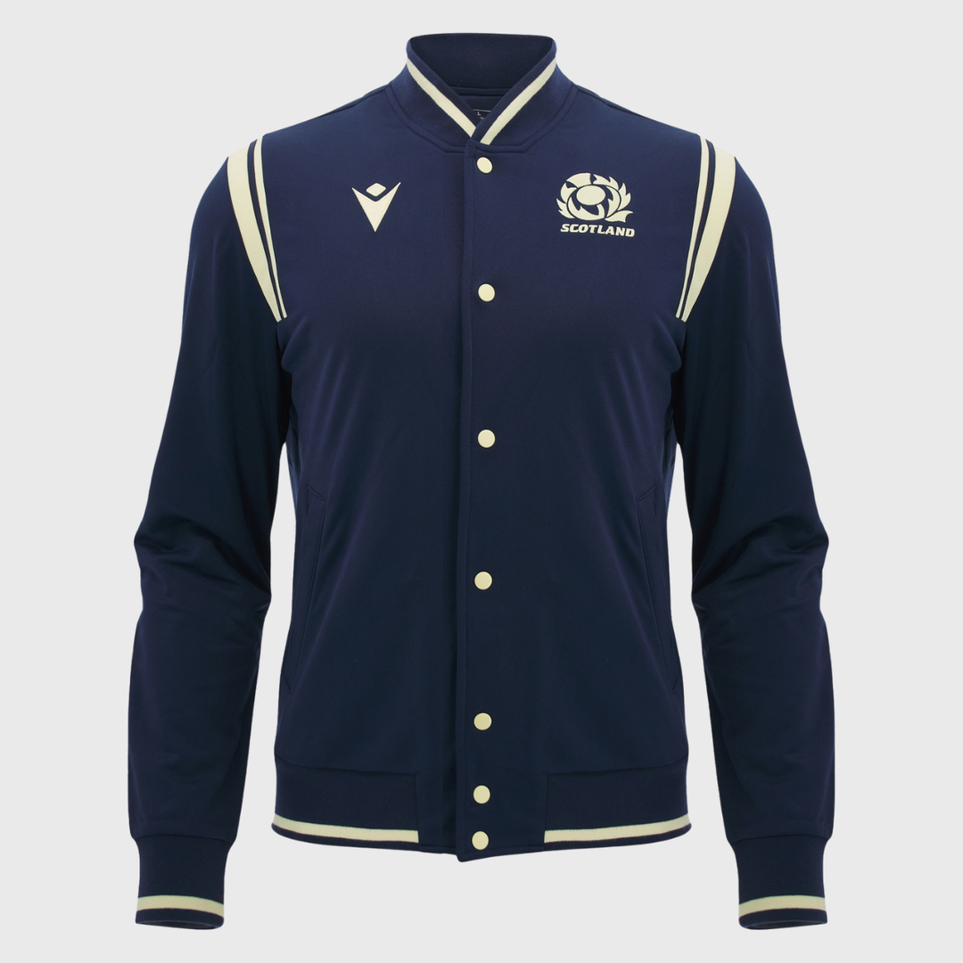 Macron Scotland Rugby Anthem Varsity Jacket 2026/27