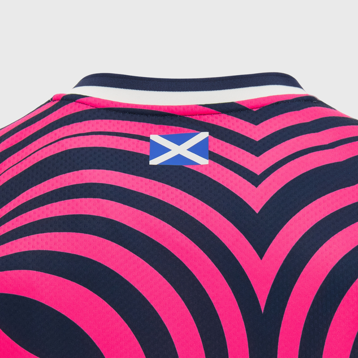 Macron Scotland Rugby Basketball Singlet Navy/Neon Pink 2026/27