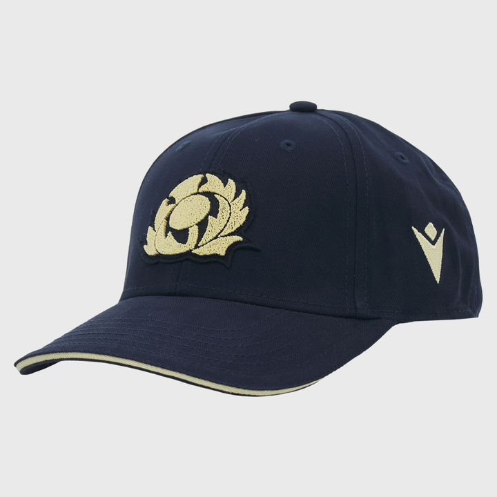 Macron Scotland Rugby Baseball Cap Navy/Sand 2026/27