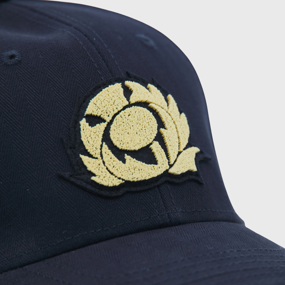 Macron Scotland Rugby Baseball Cap Navy/Sand 2026/27