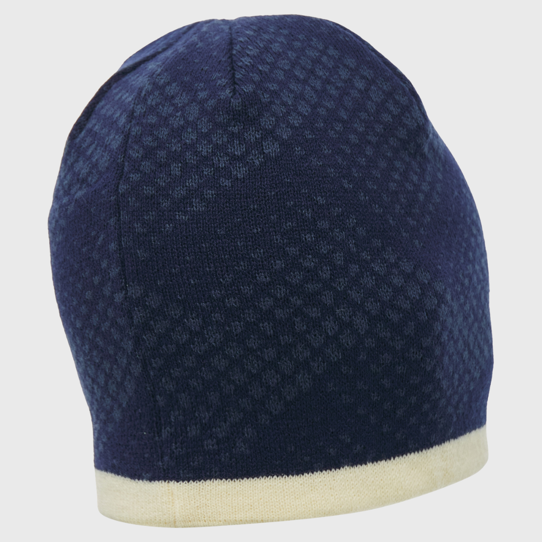 Macron Scotland Rugby Beanie Hat Navy/Sand 2026/27