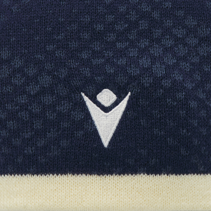 Macron Scotland Rugby Beanie Hat Navy/Sand 2026/27