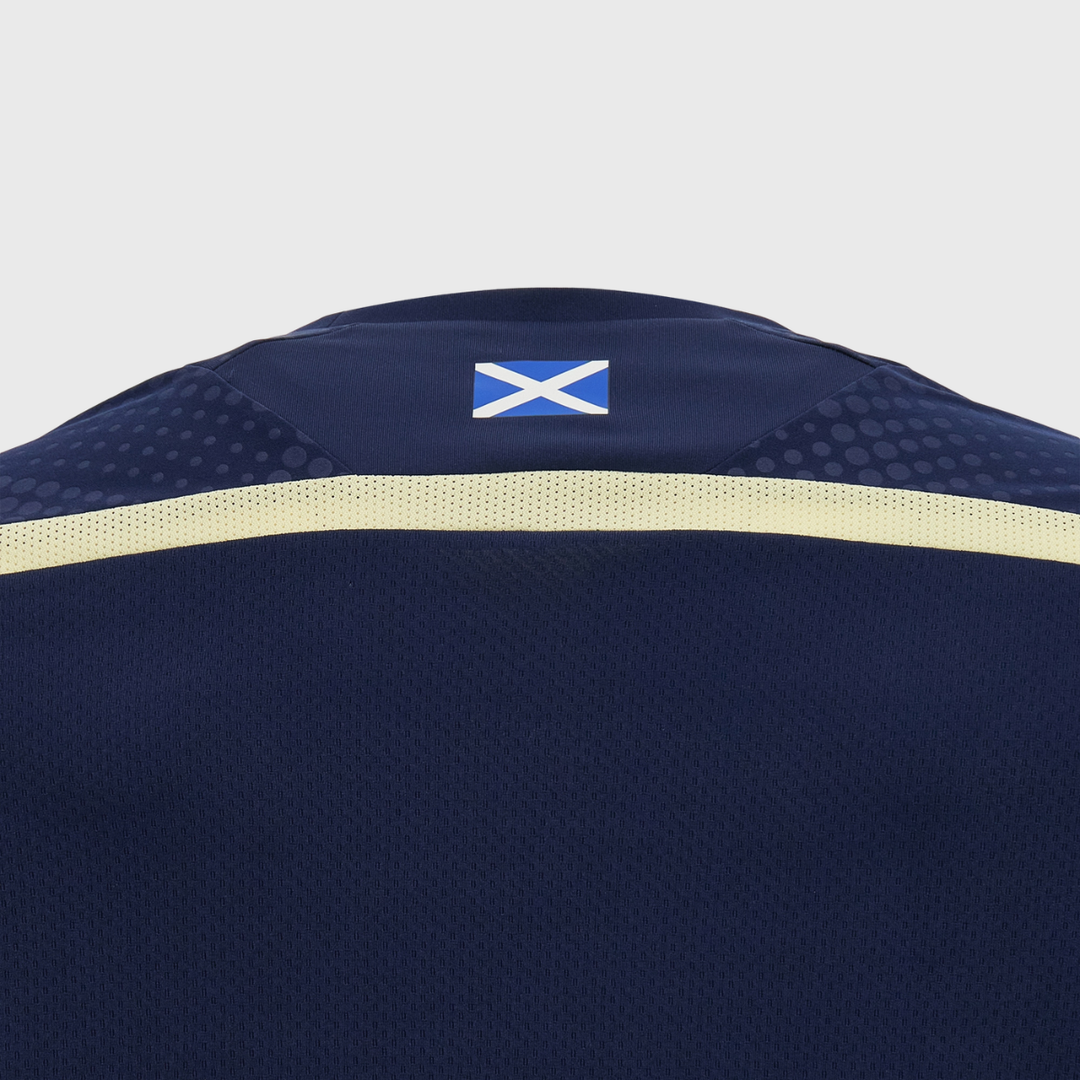 Macron Scotland Rugby Sleeveless Tee Navy/Sand 2026/27