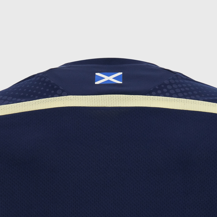 Macron Scotland Rugby Sleeveless Tee Navy/Sand 2026/27