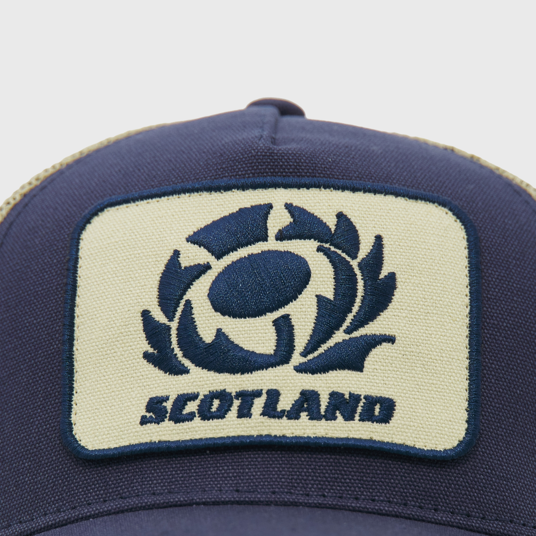 Macron Scotland Rugby Trucker Cap Navy/Sand 2026/27