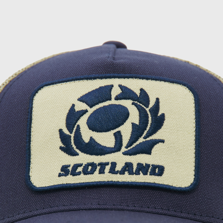 Macron Scotland Rugby Trucker Cap Navy/Sand 2026/27